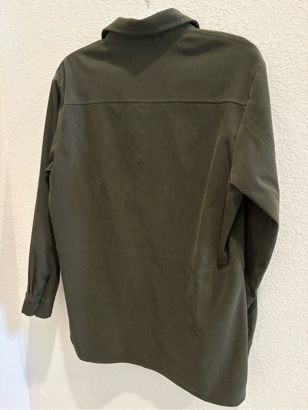 Talbots Olive Utility Button-Up Jacket - Picture 6 of 6